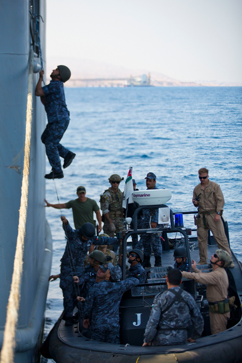 Illustration for article titled Check Out These Sweet Maritime Warfare Shots From Exercise Eager Lion